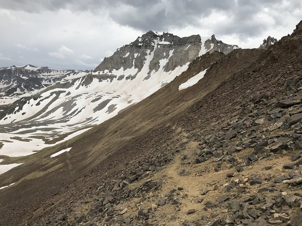 11 looking down from saddle