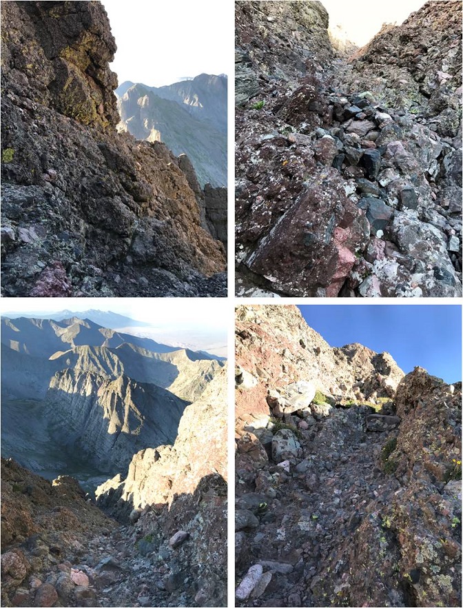 15 Climbing in the gullies