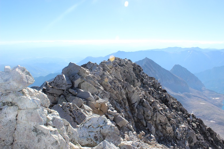 24 Ridge from Summit loose rock